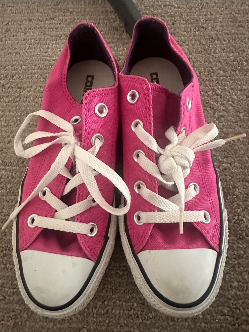 Converse Women's Pink Canvas Low-Top Sneakers